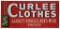 Large Curlee Clothes Horizontal Sign