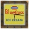 Blue Grass Ice Cream Lighted Clock
