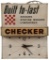 Checker Built To Last Clock