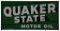 Quaker State Motor Oil Horizontal Sign