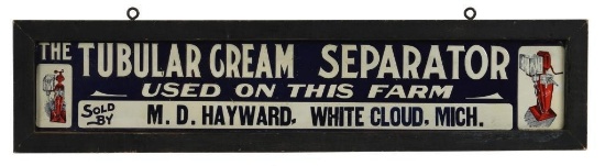 Tubular Cream Separator Sign