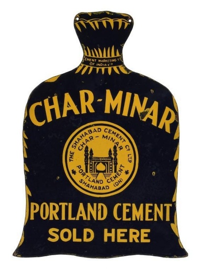 Char-Minar Portland Cement Diecut Sign