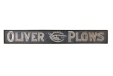 Oliver Plows Smaltz Horizontal Wood Sign