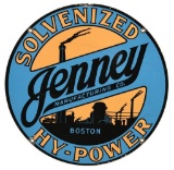 Jenney Solvenized Hy-Power Gas Pump Plate