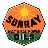Sunray Natural Power Oils Sign