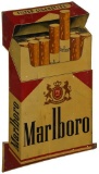 Large Reflective Diecut Marlboro Cigarette Sign