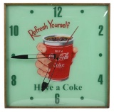 Coca Cola Refresh Yourself Pam Clock