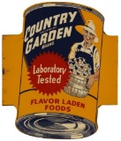 Country Garden Brand Flavor Laden Foods Sign