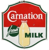 Carnation Fresh Milk Sign