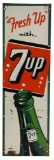 Fresh Up With 7up Vertical Sign