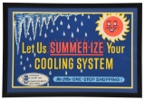 Chevrolet Let Us Summer-ize Your Cooling System Framed Poster