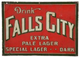 Drink Falls City Extra Pale Lager Sign