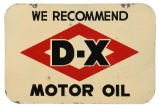 We Recommend D-X Motor Oil Hanging Sign