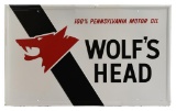 Wolf's Head Horizontal Sign