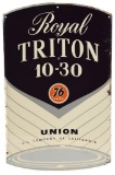 Royal Triton 10-30 Quart Can Sign