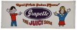 Grapette The Juicy Soda Horizontal Sign