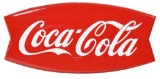 Coca Cola Diecut Fishtail Sign
