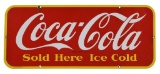 Coca Cola Sold Here Ice Cold Sign