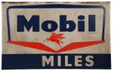 Large Mobil Miles Reflective Sign