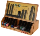 Ace Hard Rubber Comb Display