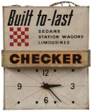 Checker Built To Last Clock