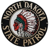 North Dakota State Patrol Road Sign