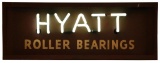 Hyatt Roller Bearings Neon Sign