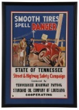 State Of Tennessee Standard Oil Framed Poster