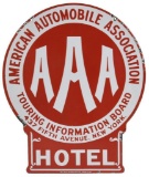 American Automobile Association Hotel Sign