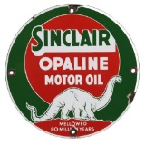 Sinclair Opaline Motor Oil Sign