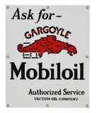 Mobiloil Gargoyle Cabinet Sign