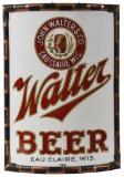 Walter Beer Curved Glass Sign