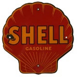 Shell Gasoline Pump Plate