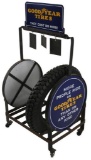 Goodyear Tire Rack With Signs