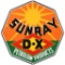 Sunray D-x Petroleum Products Diecut Sign