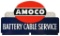 Amoco Battery Cable Service Sign