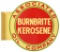 Associated Burnbrite Kerosene Sign