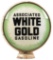 Associated White Gold Gasoline Globe 15