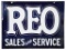 Early Reo Sales & Service Sign
