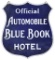 Official Automobile Blue Book Hotel Sign