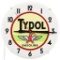 Tydol Flying A Lighted Clock