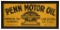 Crystal Oil Penn Motor Oil Sign