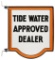 Tide Water Approved Dealer Sign