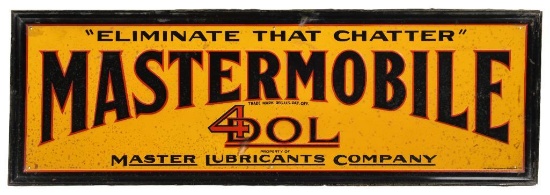 Mastermobile Lubricants Sign