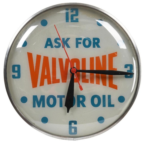 Ask For Valvoline Motor Oil Pam Clock