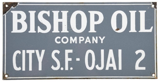 Bishop Oil Company Sign