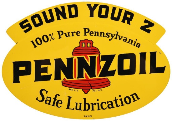 Pennzoil Safe Lubrication Sign