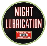 Flying A Associated Night Lubrication Sign