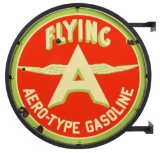 Flying A Aero-type Gasoline Sign 