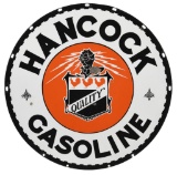 Hancock Gasoline Curb Sign